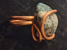 Load image into Gallery viewer, “Moss Veil” Agate Ring