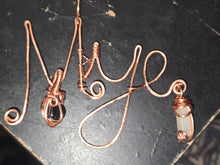 Load image into Gallery viewer, Wire Writing Pendant