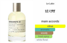 Load image into Gallery viewer, BERGAMOTE 22 LE LABO type