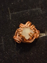 Load image into Gallery viewer, "Lunar Bloom" White Moonstone Ring
