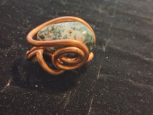 Load image into Gallery viewer, “Moss Veil” Agate Ring
