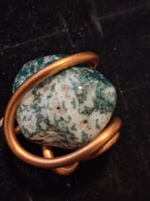 Load image into Gallery viewer, “Moss Veil” Agate Ring
