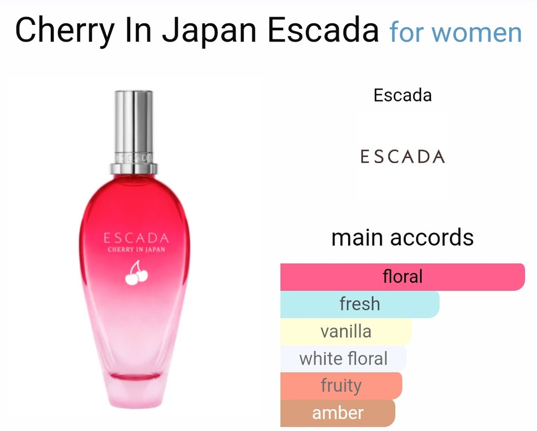 Cherry In Japan by Escada type