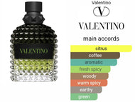BORN IN ROMA GREEN EXTRAVAGANZA VALENTINO type