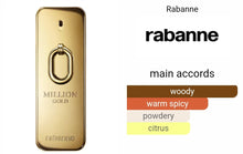 Load image into Gallery viewer, Million Gold Paco Rabanne type
