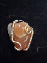Load image into Gallery viewer, ✨ “Solar Ember” Orange Aventurine Ring ✨
