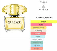 YELLOW DIAMOND VERSACE type