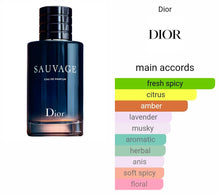 Load image into Gallery viewer, SAUVAGE EAU DE PARFUM DIOR  type
