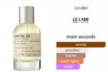Load image into Gallery viewer, SANTAL 33 LE LABO type
