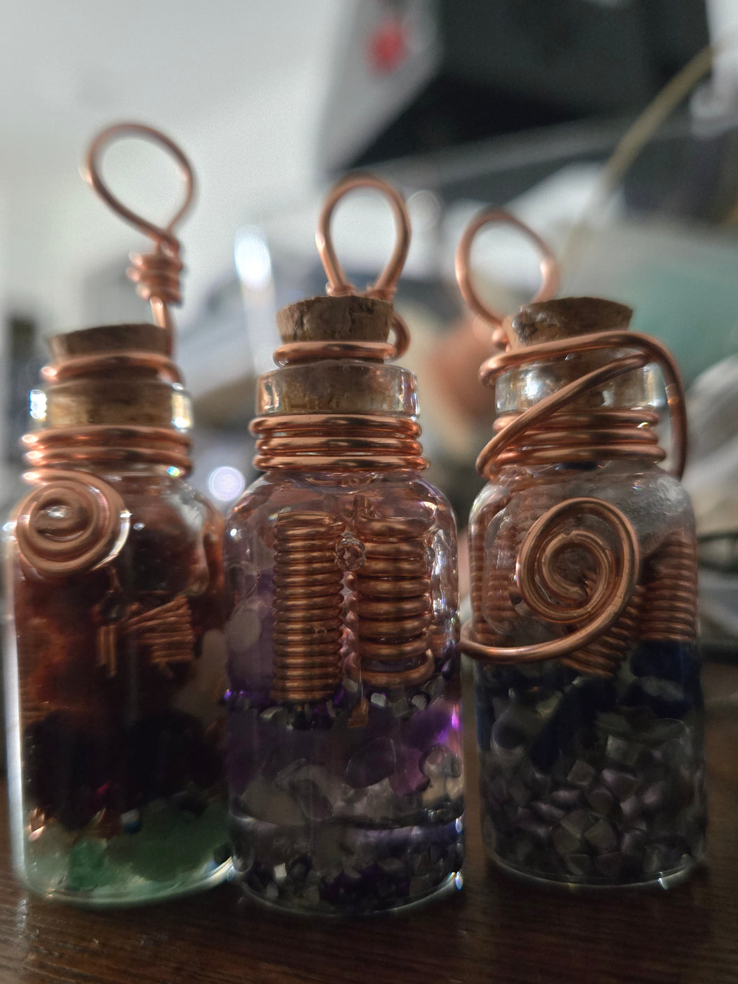 Orgonite Jar Pendants