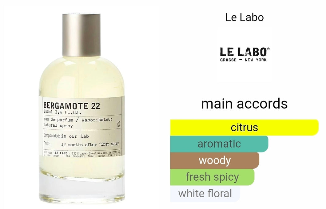 BERGAMOTE 22 LE LABO type