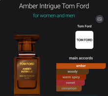 Load image into Gallery viewer, AMBER INTRIGUE by TOM FORD type
