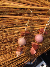 Load image into Gallery viewer, Gold Blush Earrings
