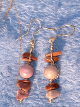 Load image into Gallery viewer, Gold Blush Earrings
